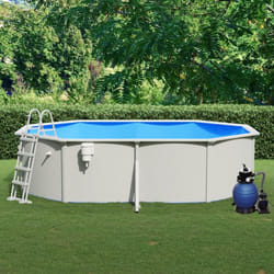 Vidaxl - Piscina con Pompa Filtro a Sabbia e Scaletta 490x360x120 cm