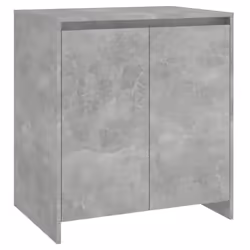 vidaXL Credenze 3 pz Grigio Cemento in Legno Multistrato - Vista aggiuntiva 3