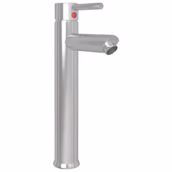 vidaXL Lavandino con Rubinetto e Piletta in Vetro Temperato Satinato - Vista aggiuntiva 3