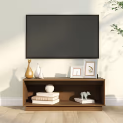 Questo mobile TV in legno, dalle linee pulite e dall'aspetto semplice, aggiunge un tocco di eleganza al vostro soggiorno. Mat ...