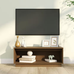 Vidaxl - Mobile Porta tv, Armadietti per tv Miele 90x35x35 cm in Legno Massello di Pino