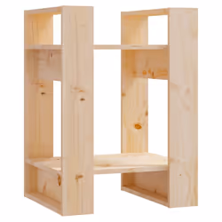 vidaXL Libreria/Divisorio 41x35x57 cm in Legno Massello di Pino - Vista aggiuntiva 2