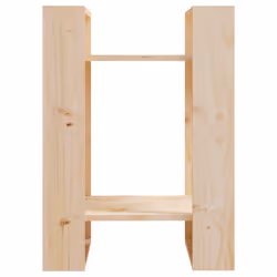vidaXL Libreria/Divisorio 41x35x57 cm in Legno Massello di Pino - Vista aggiuntiva 3
