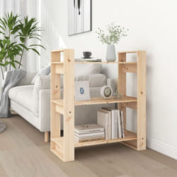 Libreria/Divisorio 80x35x91 cm in Legno Massello di Pino Vidaxl 95475