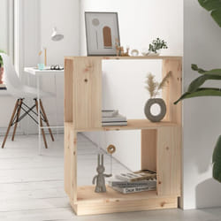 Libreria ideale per studio o salotto in legno 51x25x70cm vari colori colore : Marrone Chiaro