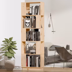 Questa versatile libreria in legno sarà un'aggiunta decorativa ma pratica al vostro arredamento. Può essere utilizzata anche ...