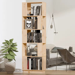 Libreria/Divisorio, Scaffale 51x25x163, 5 cm Legno Massello di Pino Vidaxl