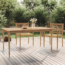 vidaXL Tavolo da Bar Pieghevole 90x65x105 cm in Legno Massello di Teak