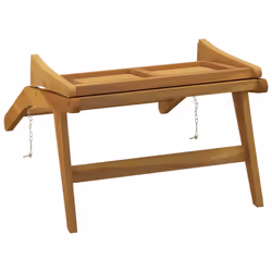 VidaXL 319153 sedia da esterno Terrazzo Seduta imbottita Teak - Vista aggiuntiva 5