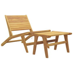 VidaXL 319154 sedia da esterno Terrazzo Teak
