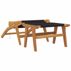 VidaXL 319155 sedia da esterno Terrazzo Poliestere, Teak - Vista aggiuntiva 5