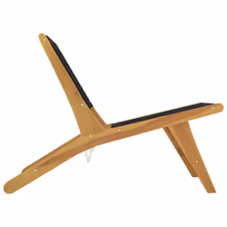VidaXL 319155 sedia da esterno Terrazzo Poliestere, Teak - Vista aggiuntiva 8
