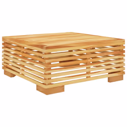 vidaXL Tavolino da Giardino 69,5x69,5x31 cm in Legno Massello di Teak - Vista aggiuntiva 2