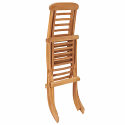 VidaXL 319163 sedia da esterno Terrazzo Seduta imbottita Teak - Vista aggiuntiva 5