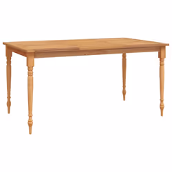 vidaXL Tavolo Batavia 150x90x75 cm Legno Massello di Teak - Vista aggiuntiva 2