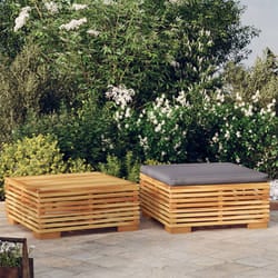 Set Divani da Giardino 2 pz in Legno Massello di Teakcod mxl 95429