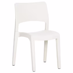 VidaXL 317726 sedia da esterno Terrazzo Polipropilene (PP) Bianco - Vista aggiuntiva 3
