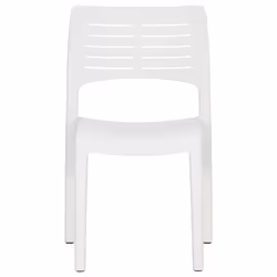 VidaXL 317729 sedia da esterno Terrazzo Polipropilene (PP) Bianco - Vista aggiuntiva 4