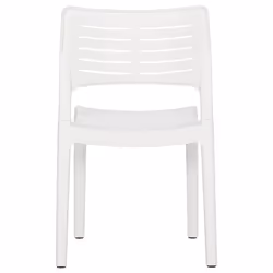 VidaXL 317729 sedia da esterno Terrazzo Polipropilene (PP) Bianco - Vista aggiuntiva 6