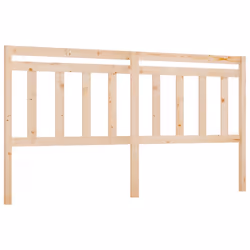 vidaXL Testiera per Letto 186x4x100 cm in Legno Massello di Pino - Vista aggiuntiva 2