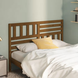 vidaXL Testiera per Letto ambra 141x4x100 cm in Legno Massello di Pino