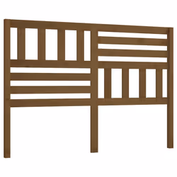 vidaXL Testiera per Letto ambra 141x4x100 cm in Legno Massello di Pino - Vista aggiuntiva 2