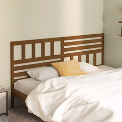 vidaXL Testiera per Letto ambra 186x4x100 cm in Legno Massello di Pino - Vista aggiuntiva 3
