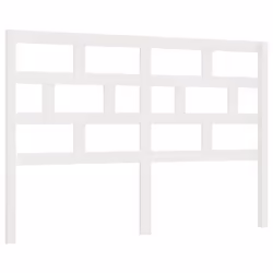 VidaXL 814195, Bianco, Legno di pino, 1460 mm, 100 cm, 40 mm