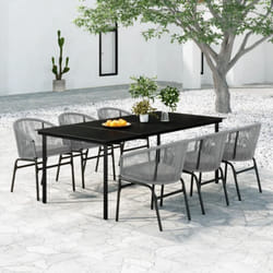 Vidaxl - Set Mobili da Pranzo da Giardino 7 pz Antracite
