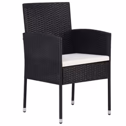 VidaXL 3099602 set mobili da esterno Nero - Vista aggiuntiva 3