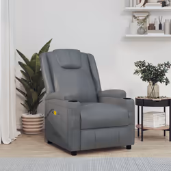 VidaXL 342715 sedia massaggiante elettrica Antracite - Vista aggiuntiva 2