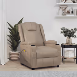 VidaXL 342718 sedia massaggiante elettrica Cappuccino - Vista aggiuntiva 2
