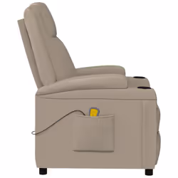 VidaXL 342718 sedia massaggiante elettrica Cappuccino - Vista aggiuntiva 4