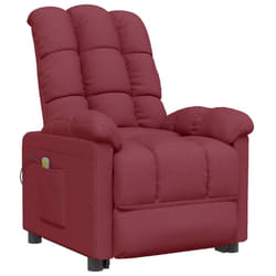 VidaXL 342736 sedia massaggiante elettrica Rosso