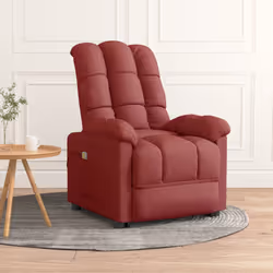 VidaXL 342736 sedia massaggiante elettrica Rosso
