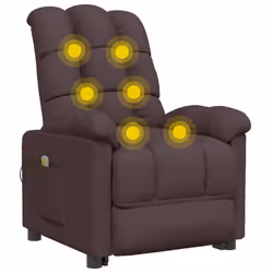 VidaXL 342738 sedia massaggiante elettrica Marrone - Vista aggiuntiva 6