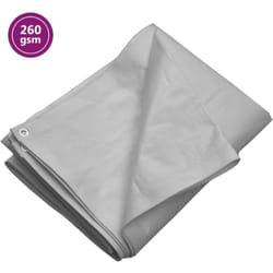 vidaXL Telone 260 g/m² 8x10 m Grigio HDPE
