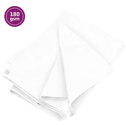 Vidaxl - Telone Premium, Protezione impermeabile copertura180 g/m² 8x8 m Bianco hdpe 55432