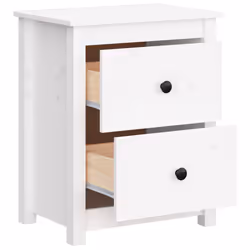 VidaXL 813681 comodino Bianco - Vista aggiuntiva 5