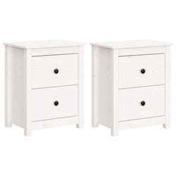 VidaXL 813682 comodino Bianco