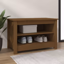 Questa panca per scarpe alla moda è un mobile estremamente pratico per riporre le vostre scarpe in modo ordinato. Materiale d ...