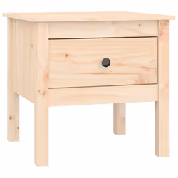 vidaXL Tavolino 50x50x49 cm Legno Massello di Pino - Vista aggiuntiva 2