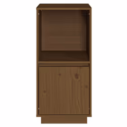 vidaXL Credenza Marrone Ambrato 38x35x80 cm in Legno Massello di Pino - Vista aggiuntiva 3