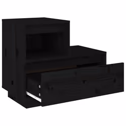 VidaXL 814383 comodino Nero - Vista aggiuntiva 6