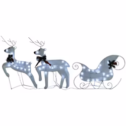 Decorate il vostro giardino con questa collezione unica di decorazioni di Natale per esterni. Questa decorazione con renna e  ...