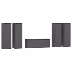 VidaXL 3100211, Grigio, Legno, Legno, 1 pz