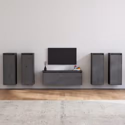 VidaXL 3100216, Grigio, Legno, Legno, 1 pz