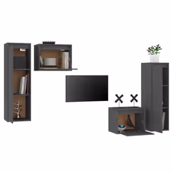 VidaXL 3100251 supporto TV e sistema audio - Vista aggiuntiva 4
