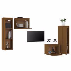 VidaXL 3100252 supporto TV e sistema audio - Vista aggiuntiva 4