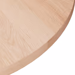 Piano Tavolo Rotondo Ø50x1,5 cm Massello di Rovere Non Trattatocod mxl 127601 - Vista aggiuntiva 3